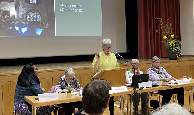 Letzter Jahresbericht von Präsidentin Maya Skillman. Foto: zVg