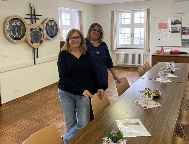 Patricia Haller (links) und Ursi Studer bilden das neue Seniorenkaffi-Team. Foto: zVg