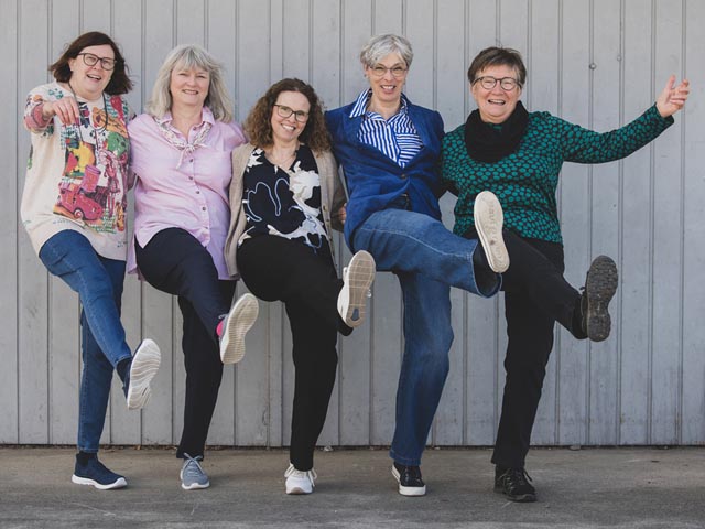 Der Vorstand des frauenvereins Frick. Foto: zVg