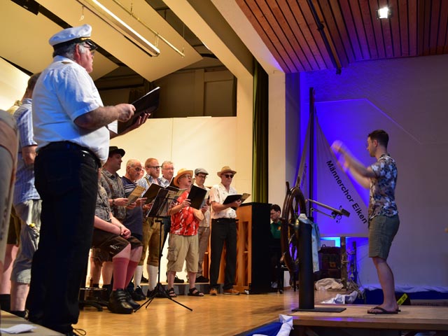 Die «Weltenbummler» des Männerchors Eiken. Foto: zVg