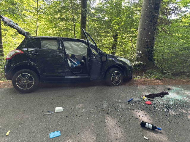 Oberrohrdorf: Betrunken verunfallt