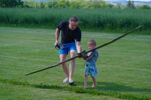  Andi Haller und sein Sohn Loan, Möhlin. Foto: zVg