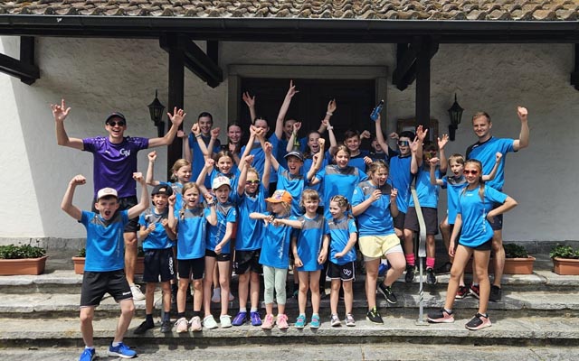 Jugi Münchwilen kurz vor Wettkampfstart. Foto: zVg