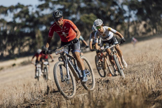 Irina Lützelschwab unterwegs am Cape Epic. Foto: zVg