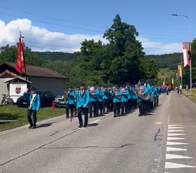 Kantonaler Musiktag: Zweiter Platz für Wegenstetten in der Parademusik Harmonie in Sulz
