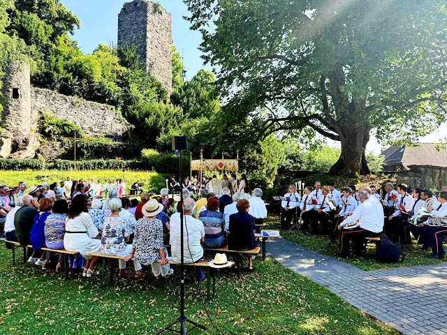 Fronleichnams-Gottesdienst in Laufenburg. Foto: zVg