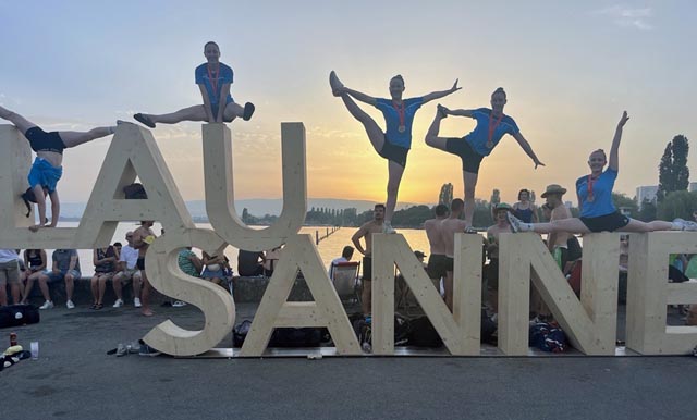 Kleinteam des STV Wegenstetten: Michelle, Simone, Rahel, Carole und Lena (von links). Foto: zVg