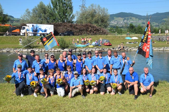 Gemeinsames Vereinsfoto nach dem Rangverlesen. Foto: zVg