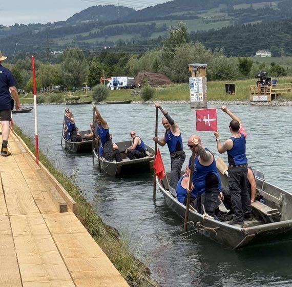 Sektionswettfahren: Stachel&shy;fahrt der Wallbacher Gruppe 1. Foto: zVg