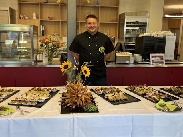 Der Apéro riche wurde vom hauseigenen Küchenteam unter der Leitung von Bertram Hinnenberger kreiert. Foto: Lilia Staiger