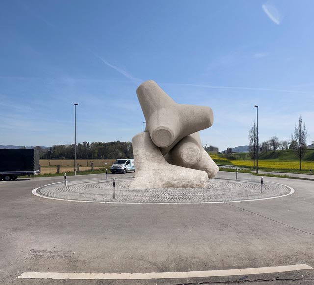 Kunst für die Region – Schweizer Salinen fördern Gestaltung des Verkehrskreisels Riburg zwischen Rheinfelden und Möhlin