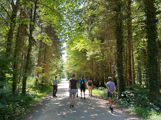 Waldbaden mit der ref. Kirchgemeinde Möhlin. Foto: zVg