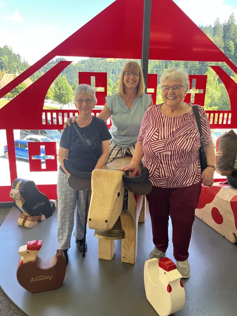 Ohne diese drei wunderbaren Damen hätten wir den tollen Tag nicht erlebt: Ruth Berüter, Heidi Moosmann und Hanni Bucheli