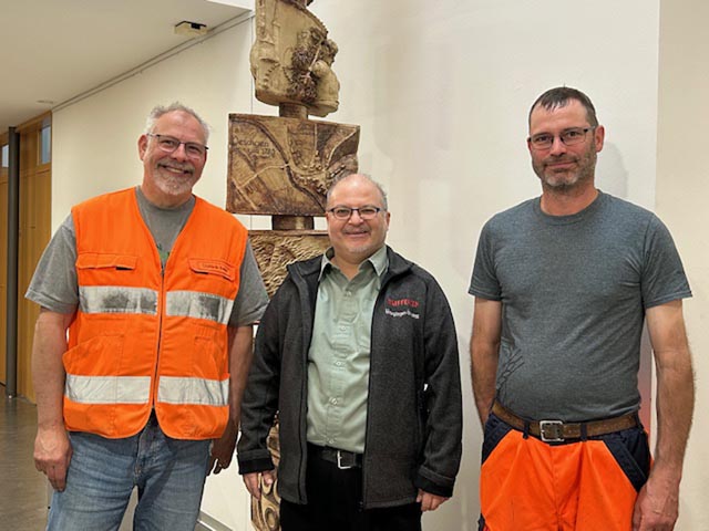 Erfolgreiche Inspektion der Kiesgrube Oeschgen