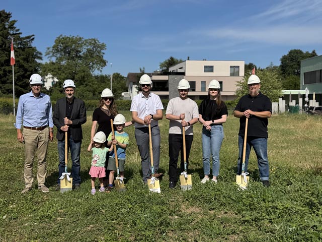 Sisseln: «Der Bagger steht bereit» – Spatenstich für das Projekt Casa Natura