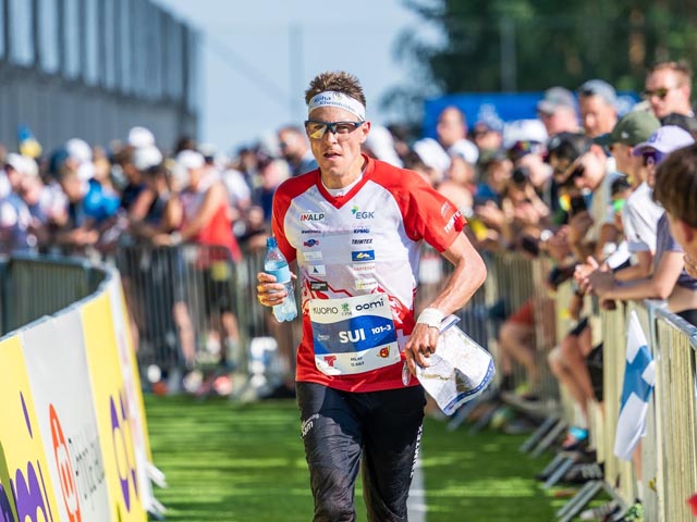 Matthias Kyburz an den Weltmeisterschaften in Kuopio. Foto: zVg