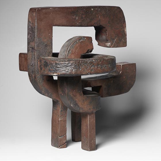 Bernhard Luginbühl, Raumhaken III, 1960, Schmiedeeisen, ehem. Galerie Ziegler SA, Zürich, heute: Privatsammlung Schweiz; Foto: zVg. 