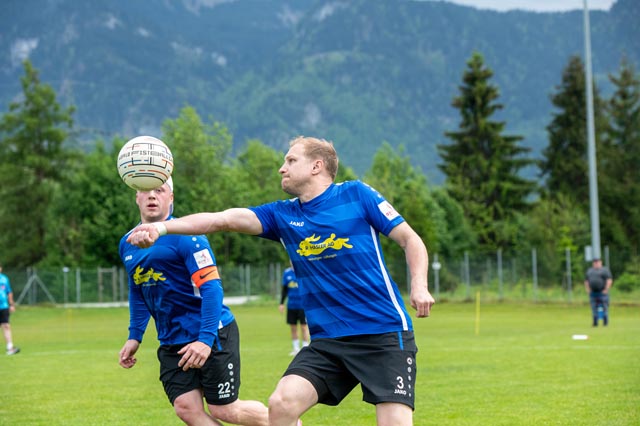 Spiel Diepoldsau-Fricktal. Foto: Matthias Ruffieux/Swiss Faustball