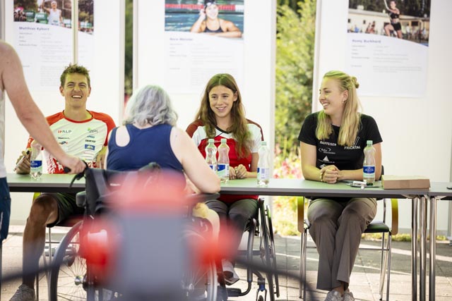  Botschafter des Patienten-Sport- und Spielfests der Reha Rheinfelden. Foto: zVg