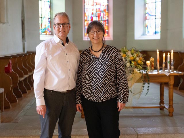 Pfarrpaar Christine Straberg und Thorsten Bunz. Foto: zVg