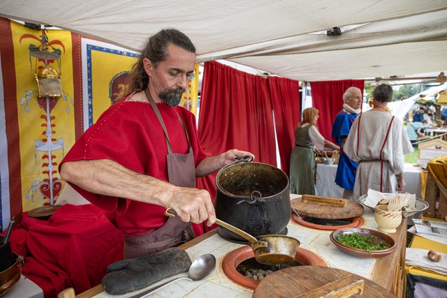 Die Snack Bar Coquinaria – Essen wie in Pompeji. Foto: © Augusta Raurica