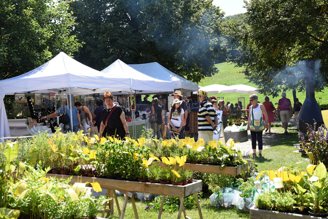 Die Gartenmesse vom 5. bis 7. September im DreiLänderGarten in Weil am Rhein DE. Foto: zVg
