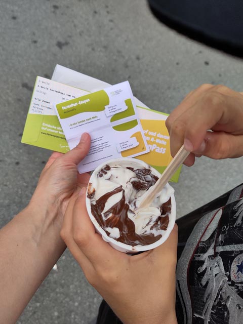 Eine Glace muss trotzdem sein. Foto: zVg