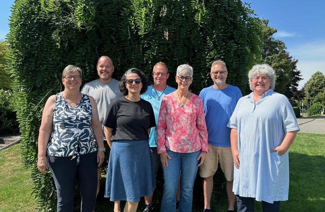 Das OK-Team besteht aus (von links) Hanke Nobbenhuis, Christian Fritschin, Patrizia Tufilli Chautems, Patrick Schmid, Anita Zosso, Severin Schürch und Sandra Ledermann.