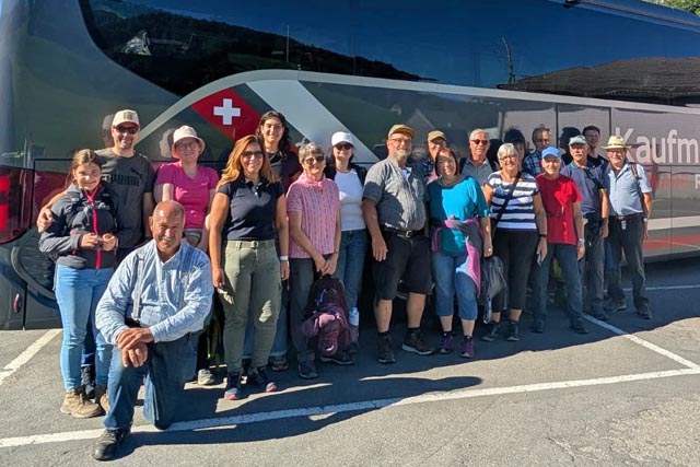 Musikgesellschaft Zeiningen auf Reisen. Foto: zVg