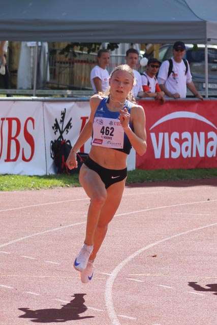 Fabienne Hoenke ist U23-Schweizermeisterin über 200m. Foto: Stefan Hoenke