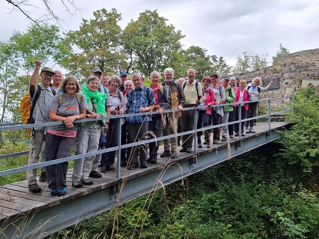 Die Wandergruppe der Pro Senectute genoss den Ausflug.