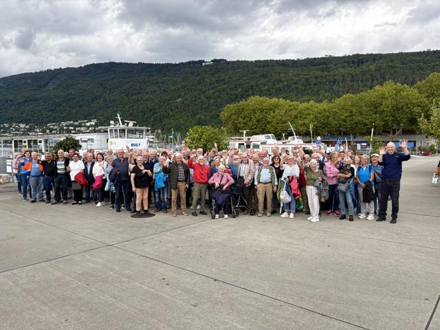 Eine der Reisegruppen (Donnerstag, 4. September). Foto: zVg