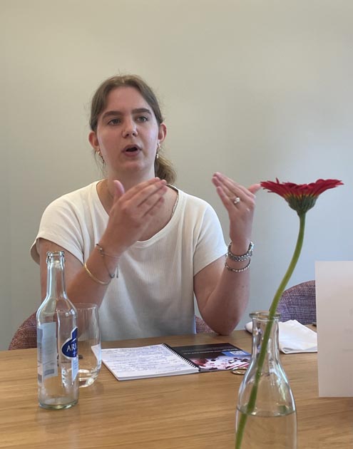 Referentin Jael Jegge. Foto: zVg