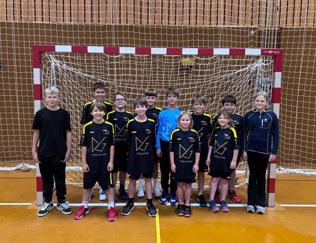 Die erfolgreiche Eiker U13-Handballmannschaft. Foto: zVg 