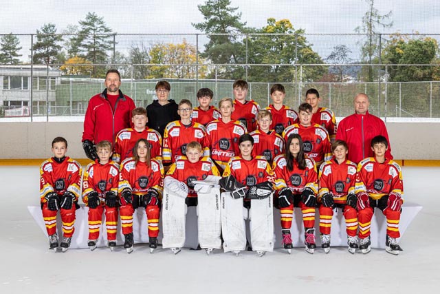 Die U 14-Mannschaft des HC Nordwest United Red
