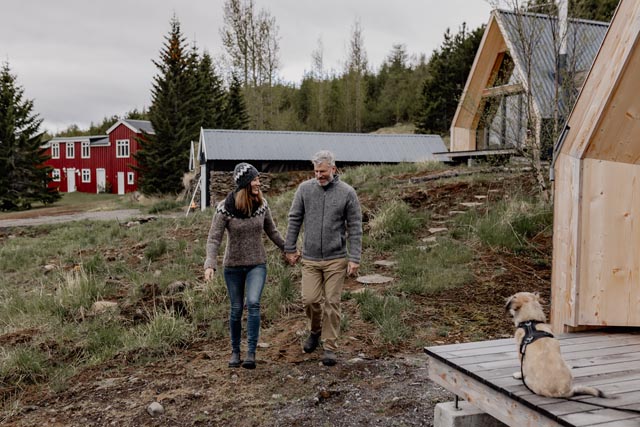 Fabienne Hüsser arbeitete bei Steff und Isabelle Felix, die bereits ihre vierte Saison auf Island erlebten. Foto: zVg