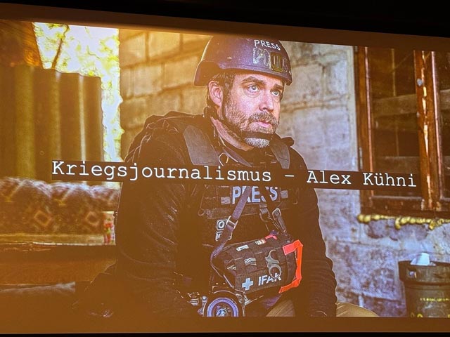 Alex Kühni referierte im reformierten Kirchgemeindehaus Frick.