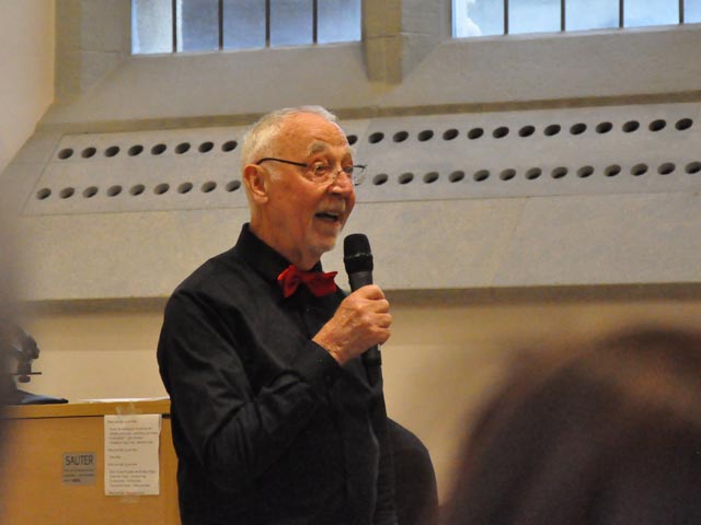 Peter Bretscher moderierte – und waarb um Mitglieder.