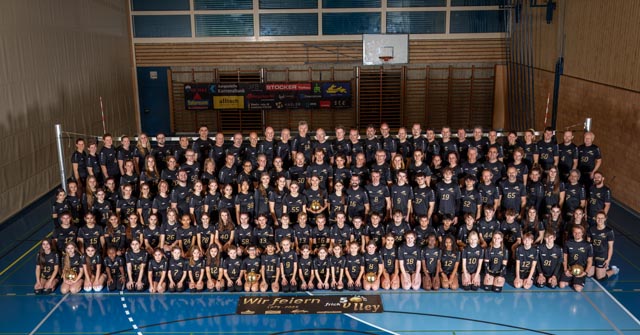 Die Mitglieder des TSV Frick Volleyball feierten ihr Jubiläum über das ganze Jahr hinweg. Foto: zVg 