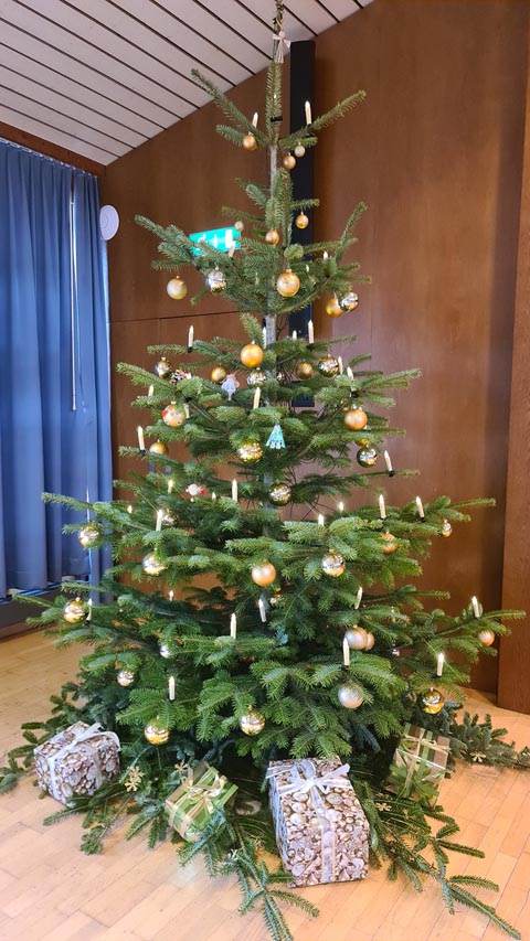 Stimmungsvolle Adventsfeier in Frick. Foto: zVg