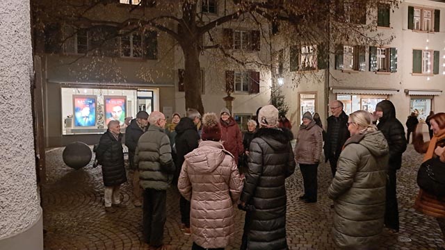 Der NVR eröffnet sein Weihnachtsfenster. Foto: zVg 