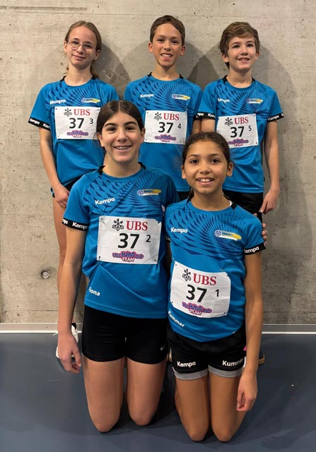 Die Steiner U14-AthletInnen. Foto: zVg