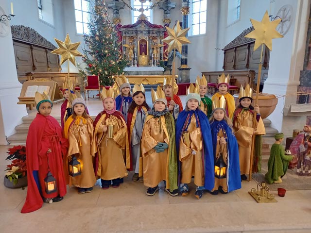 Die Sternsinger waren in Frick unterwegs.