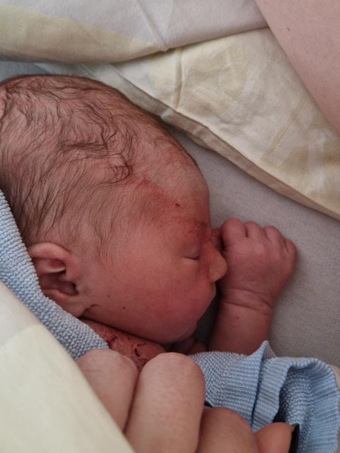 «Aarauer» Neujahrsbaby Aurora. Foto: KSA