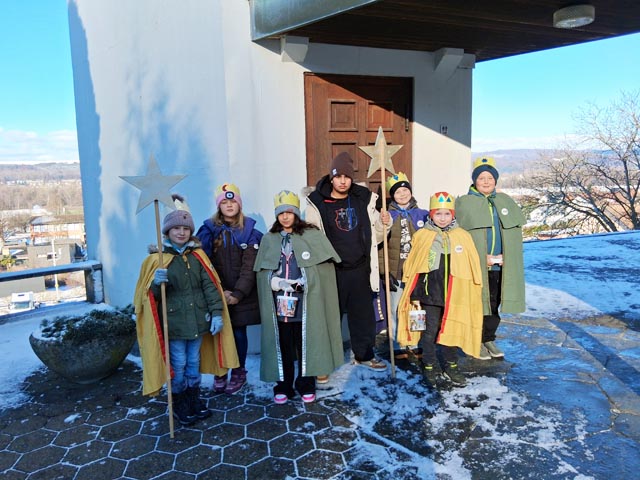 Dreikönigsaktion in Schwaderloch. Foto: zVg