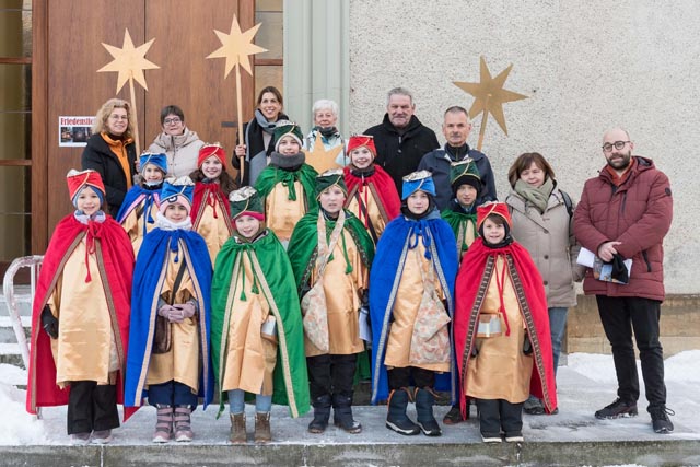 Die Sternsinger Sulz sammelten für guten Zweck. Foto: zVg