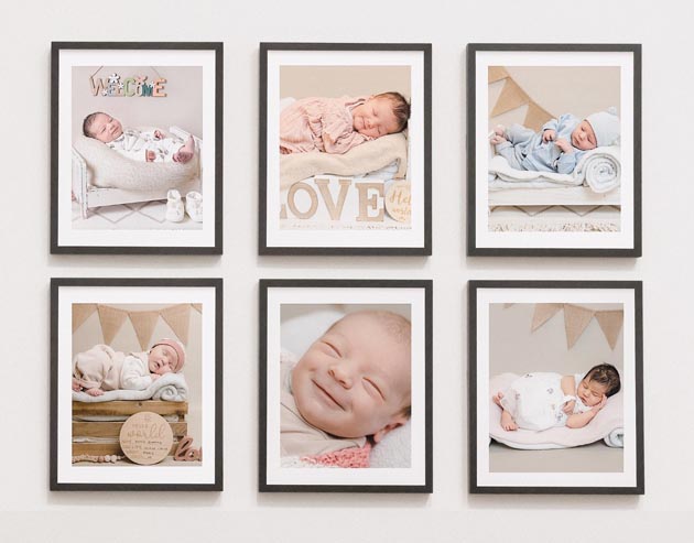 Ein geburtenreiches Jahr: Blick in die KSB-Babygalerie. Foto: zVg