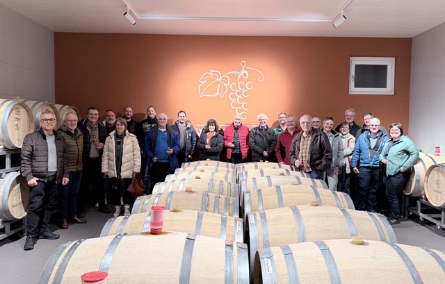 Der Neujahrsapéro des Gewerbevereins GMS fand heuer in der Wiler Trotte statt. Foto: zVg