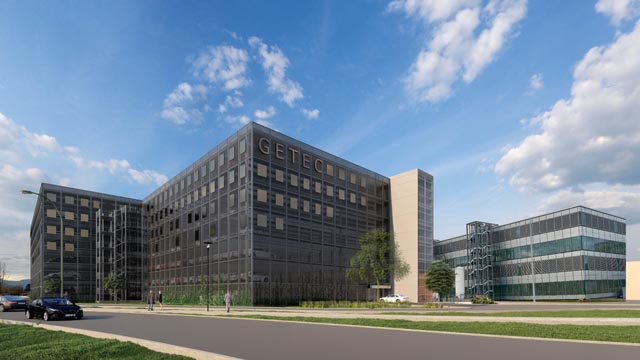 : So soll das fertige Parkhaus in einem Jahr aussehen. Visualisierung: zVg