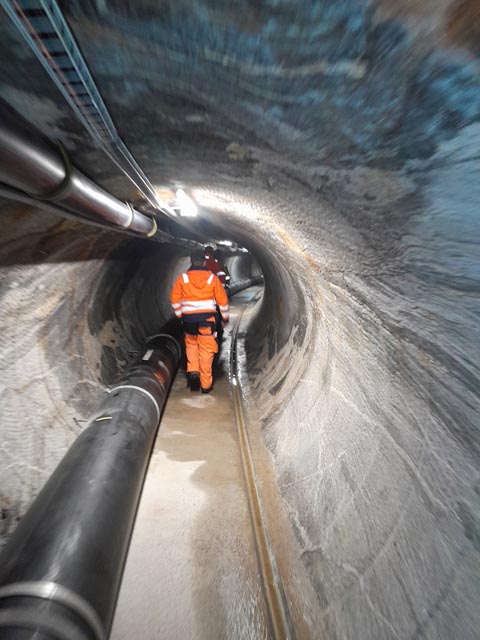 Eindrücke der Arbeiten rund um den Ausbau der Fernwärmeleitungen (Bohrpunkte). Foto: zVg  